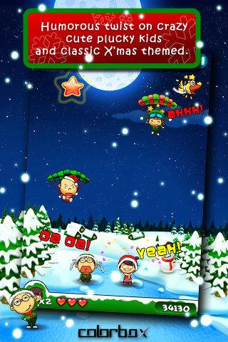 Screenshot Crazy Parachute X'mas Edition Screenshot Crazy Parachute X'mas Edition